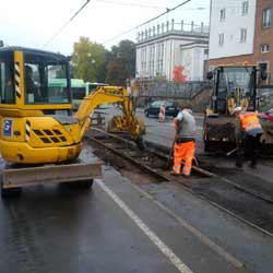 Gleis- und Weicheninstandsetzung Bahnhofstrasse