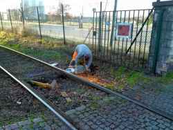 BEHALA, Beseitigung Schienenbrüche